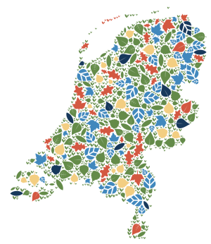 Nederland blaadjes lokale groepen